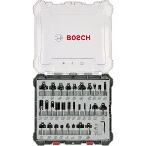 Bosch Kit de 30 fraises mixtes a queue de 6 mm 2607017474