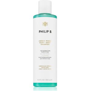 Philip B. White Label Nordic Wood shampoing purifiant corps et cheveux 350 ml
