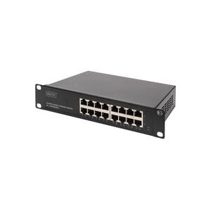 Digitus Commutateur Gigabit Ethernet 10 pouces 16 ports, non administré, Switch