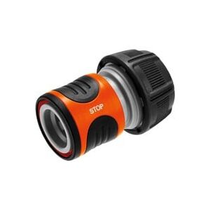 Gardena 18214-50 raccord des tuyaux d''eau Connecteur de tuyau Plastique Noir, Gris, Orange 1 pièce(s), Raccord de tuyau