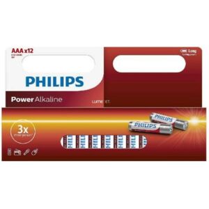 Philips Power Alkaline LR03 Micro AAA 12 stuks - Piles