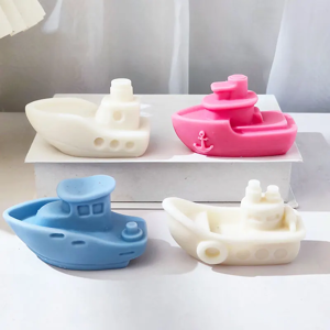 Aucun Petit moule de soleil de croisière, petit bateau, bougie d'aromathérapie, cadeau de gypse, moule à