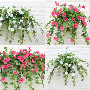 Aucun Fausse plante verte artificielle pour décor de mariage, vignes artificielles, téléphones Glory Face