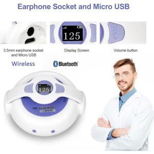Contec Doppler fœtal sans fil SF10, moniteur de rythme cardiaque pour bébé, détecteur de fréquence