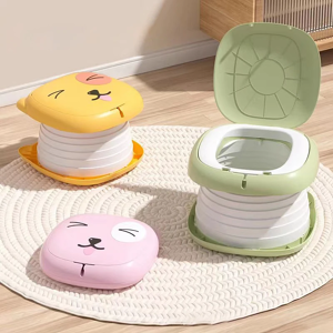 Aucun Pot Portable Pliable pour Enfant en Bas Âge, Toilette de Voyage pour Bébé, Urinoir Anti-Odeur Scellé