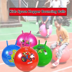 Aucun Balle de saut rebondisnoyaux en PVC pour enfants, 2 balles de saut Foy, haute élasticité, trémie