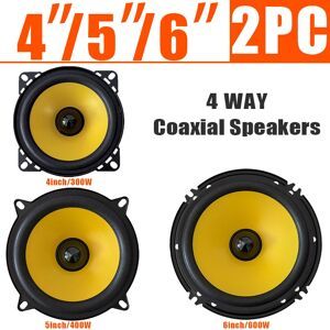 NONE 2 pièces 4/5/6 pouces haut-parleurs coaxiaux de voiture HiFi porte de voiture caisson de basses universel automobile Audio musique gamme complète camion haut-parleur stéréo
