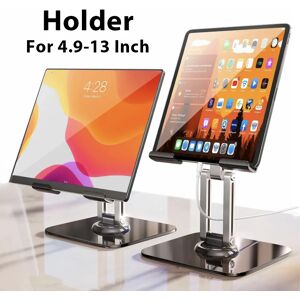 TekaGene Support de tablette 360 ° Support de bureau pliable rotatif pour iPad Pro 13 11 Xiaomi Huawei Samsung Pad Support de téléphone Support Portable