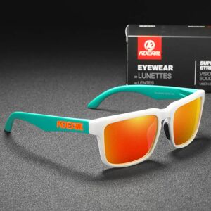 KDEAM-Lunettes de soleil carrées polarisées pour homme, protection UV400 avec boîte, style de vie,