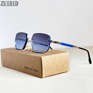 ZUIDID Lunettes de soleil carrées pour hommes et femmes, lunettes de soleil de vacances, lunettes de soleil