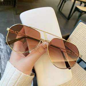 ZUIDID Lunettes de soleil carillon vintage pour hommes et femmes, lunettes de soleil de luxe, lunettes de