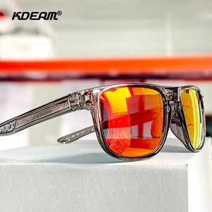 KDEAM classique extérieur unisexe lunettes de soleil polarisées Anti-UV enduit lunettes de soleil