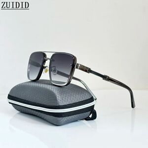 ZUIDID Lunettes De Soleil De Luxe pour hommes Vintage lunettes De Soleil carrées femmes rétro mode Lunettes