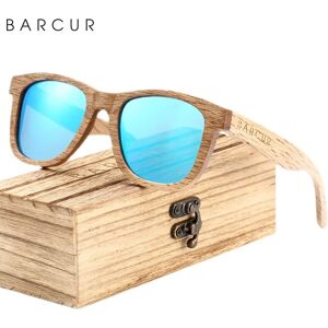 BARCUR Lunettes de soleil en bois naturel hommes lunettes de soleil polarisées femmes voyage lunettes