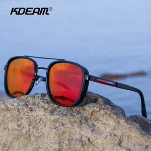 KDEAM 2025 nouveau homme classique lunettes de soleil polarisées Sports de plein air décoration