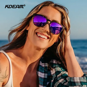 KDEAM – lunettes de soleil Vintage pour femmes, verres polarisés et photochromiques, protection