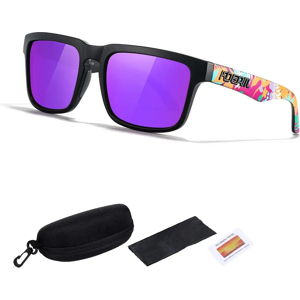 Kdeam-Lunettes de soleil polarisées unisexes, design de marque originale, lunettes de soleil de