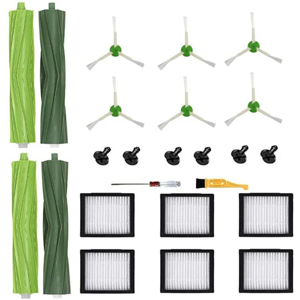 XMSJ Kit de remplacement d'accessoires pour aspirateur, IRobot Roomba série I I7 I7 + I3 I4 I8 E5 E6