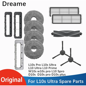 Dreame Bot L10s Pro Ultra-Accessoires pour Aspirateur Robot, Pièces Originales, Brosse Latérale
