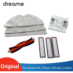 Ensemble de Pièces de Rechange pour Aspirateur Robot Dreame D9 D9 pro D9 max L10 pro, Filtre,