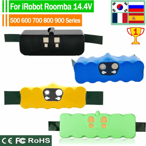 Bonadget pour iRobot Roomba500 batterie 14.4V 6.4Ah/5.0Ah/3.8Ah pour aspirateur Roomba 500 600 700