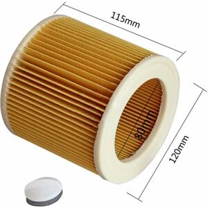 Filtre Hepa sec pour aspirateur Karcher, pièces de rechange, support, A2004, A2054, A2204, A2656,