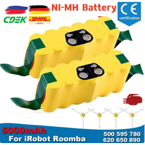 Aucun Batterie aste pour aspirateur iRobot Roomba, 500 V, 14.4 Ah, 6,4 Ah, 600 V, 700, 800, 900, 595, 620