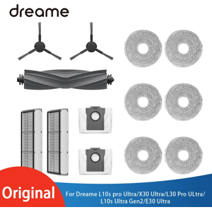 Kit de pièces de rechange pour aspirateur Robot Dreame L10s pro Ultra, brosse principale/latérale en