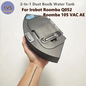 NONE Réservoir d'eau et boîte à poussière 2 en 1 pour aspirateur robot Irobot Roomba 105 VAC AE / Roomba Q052 avec filtre Hepa, pièces de rechange