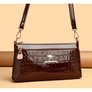 YaLePuck Sac à bandoulière de luxe en cuir ciré à l'huile pour femmes, petit porte-monnaie pour téléphone, sac à main à bandoulière avec sangle en chaîne, pochette élégante, 2025