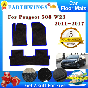 Aucun Tapis de Sol de Voiture pour KIT 508 W23 2011 ~ 2017 2013 2014, Couverture de Tapis, Cape,