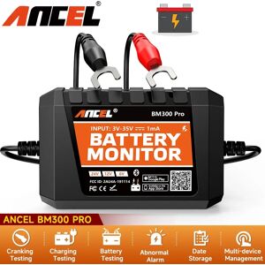 2025 nouveau moniteur de batterie ANCEL BM300 Pro 24V testeur de batterie 12V SOC analyseur de santé de batterie outils de batterie
