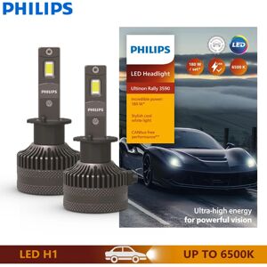 Philips Ultinon Rally H1 phare LED de voiture 180W 15000LM haute puissance 6500K blanc froid haute Lumen Watt lumières LUM11258U3590X2