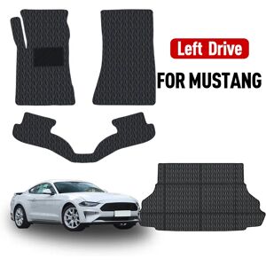 Sunshine sky Tapis de sol de voiture personnalisé pour Ford Mustang 2015 – 2022, imperméable, couverture de sol,