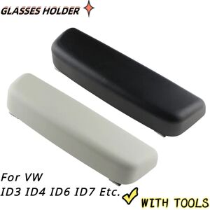 Aucun Étui à lunettes de soleil pour voiture, boîte à lunettes de soleil ABS, porte-lunettes, VW ID3,
