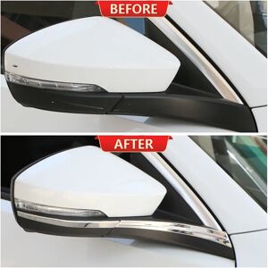 Aucun Garniture de couverture de rayures anti-frottement de rétroviseur pour Volkswagen t-roc T Roc 2018 – 2024, accessoires extérieurs en acier inoxydable