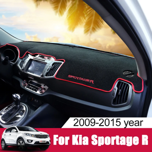 Aucun Couvertures de panneau de voiture Prada pour Kia Sportage 3, tapis anti-UV, coussin lumineux,