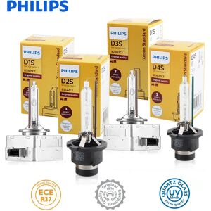 Philips Ampoule de voiture standard XenStart HID, D1S, D2S, D3S, D4S, SG, 12V, 35W, lampe d'origine, ECE, Allemagne, 1x