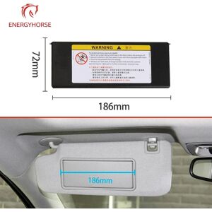 Aucun Couverture de remplacement de miroir de maquillage intérieur pour Opel Insignia, pare-soleil, ombre, 2010, 2011, 2012, 2013, 2014