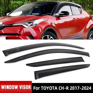 AUTOVIC Visière de fenêtre pour TOYOTA CH-R 2017 2018 2019 2020 2021 2022 2023 2024 pare-soleil pluie