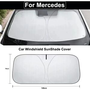 Aucun Juste de pare-brise anti-UV pour voiture, pare-soleil pour Mercedes Benz, A, B, C, E, S, G aq, GLC,