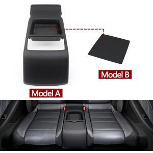 NONE Console de siège arrière pour Mercedes Benz Classe C E, porte-gobelet, étui de rangement pour accoudoir, panneau de couverture extérieur, W204, W207 Coupé, C250, E350, E500
