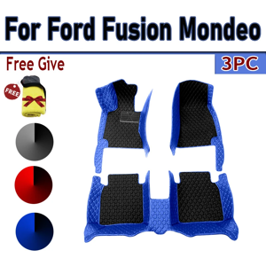 Aucun Tapis de sol de voiture en cuir de luxe personnalisé pour hommes et femmes, couverture complète,