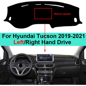 ZJZKZR Couverture de tableau de bord intérieure de voiture antidérapante, tapis de protection pour Hyundai