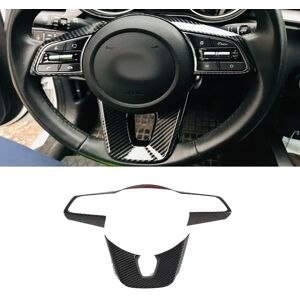 cutylin Autocollant de bouton de volant de voiture, accessoires d'intérieur, garniture de couverture de