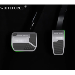whiteforce Pédales de frein coordonnantes, accessoires de couverture, assistance de carburant, coussinets en