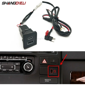 ShangDeLi Chargeur de voiture adaptateur de Charge de téléphone prise USB chargeur PD QC3.0 adaptateur de