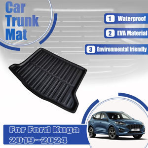 Aucun Couverture de stockage de tapis de polymères de coffre de voiture, accessoires intérieurs