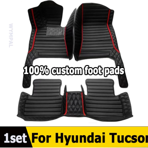 Aucun Tapis de sol automobile personnalisé pour Hyundai, tapis de voiture, accessoires de couverture de