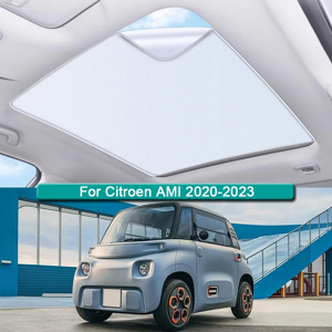 QCBXYYXH Pare-soleil de toit pour cristaux AMI 2020-2023, absorption électrostatique de voiture, autocollant